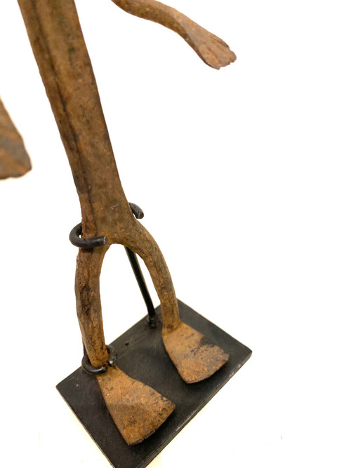 Anthropomorphic ritual iron DOGON from Mali