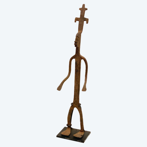 Anthropomorphic ritual iron DOGON from Mali