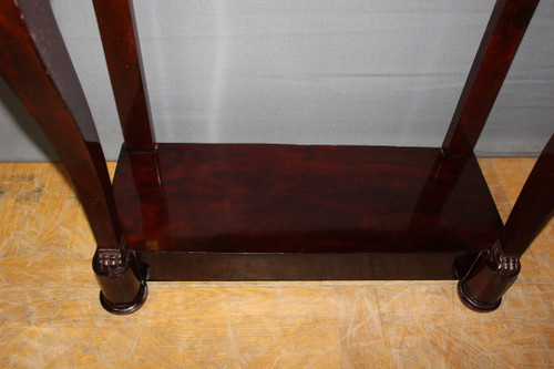 Kleine Konsole aus der Restaurationszeit Mahagoni XIX