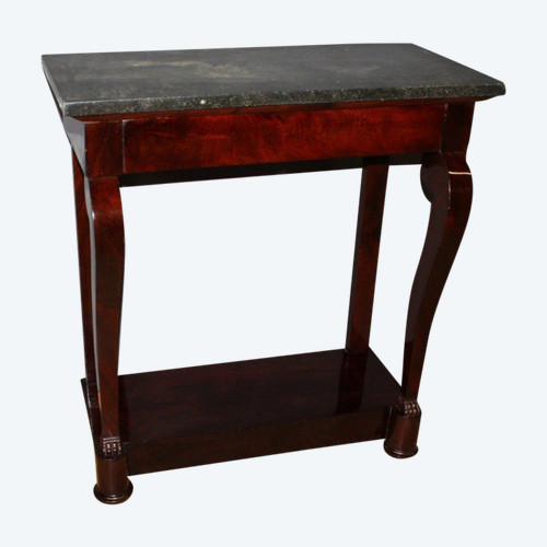 Kleine Konsole aus der Restaurationszeit Mahagoni XIX
