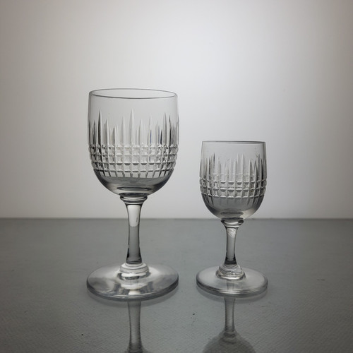 30-piece glass set in Baccarat Nancy crystal
