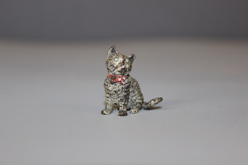 Bronze De Vienne Figurant Un Chat Vers 1900