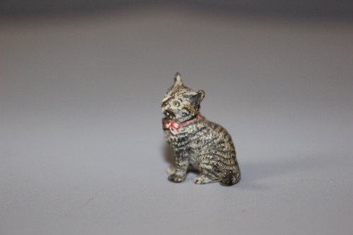 Bronze De Vienne Figurant Un Chat Vers 1900