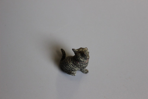 Bronze De Vienne Figurant Un Chat Vers 1900