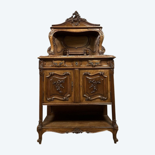 buffet Louis XV en noyer vers 1850