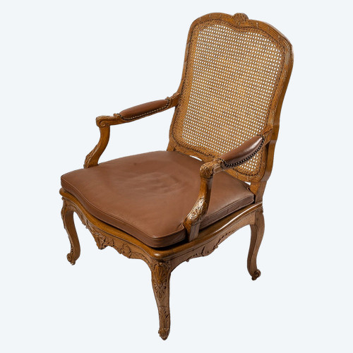 Jean-Baptiste Cresson Poltrona in canna Luigi XV 1750 ca.