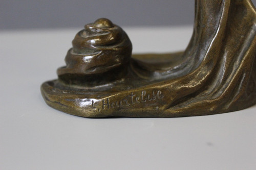 Bronzo Femme Dansant Art Nouveau di Heurtebise