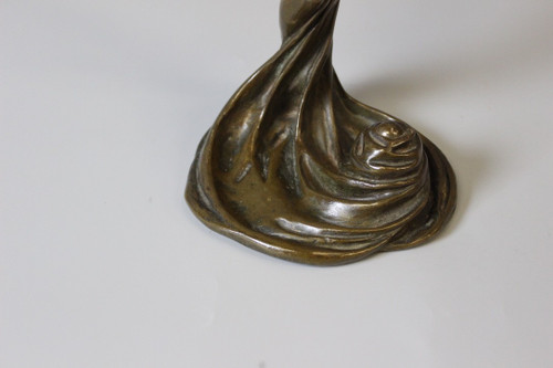 Bronzo Femme Dansant Art Nouveau di Heurtebise