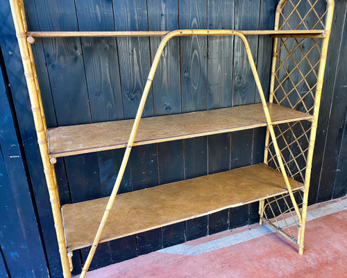 Louis Sognot Rattan Shelf 1892 1970