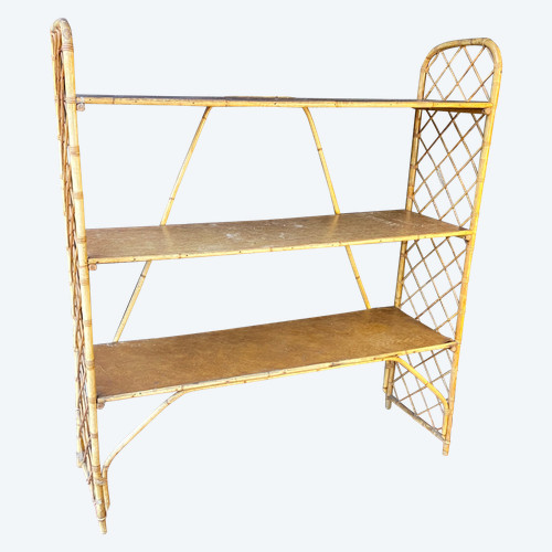 Louis Sognot Rattan Shelf 1892 1970