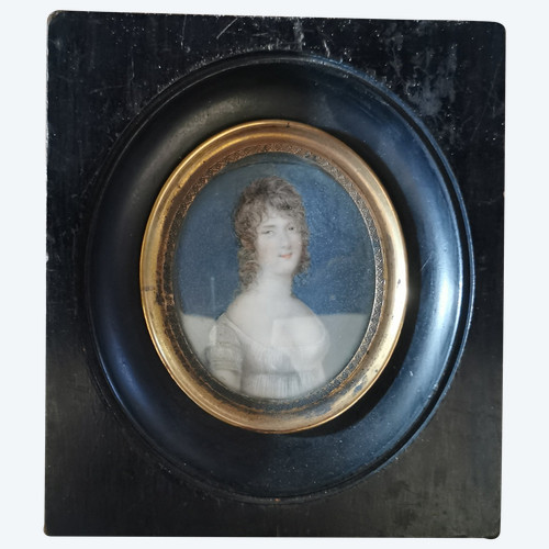 lady's portrait miniature early 19th century