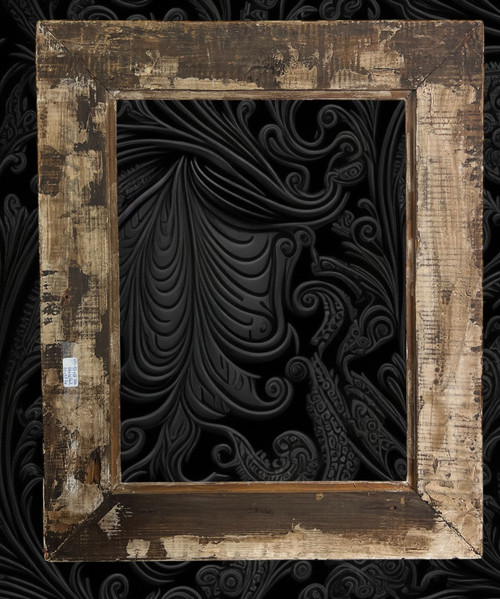 ANCIENT 19th CENTURY FRAME IN WOOD AND GILDED STUC SCULPTTED FOR PAINTING 53 cm x 40 cm