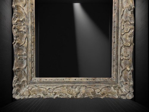 ANCIENT 19th CENTURY FRAME IN WOOD AND GILDED STUC SCULPTTED FOR PAINTING 53 cm x 40 cm