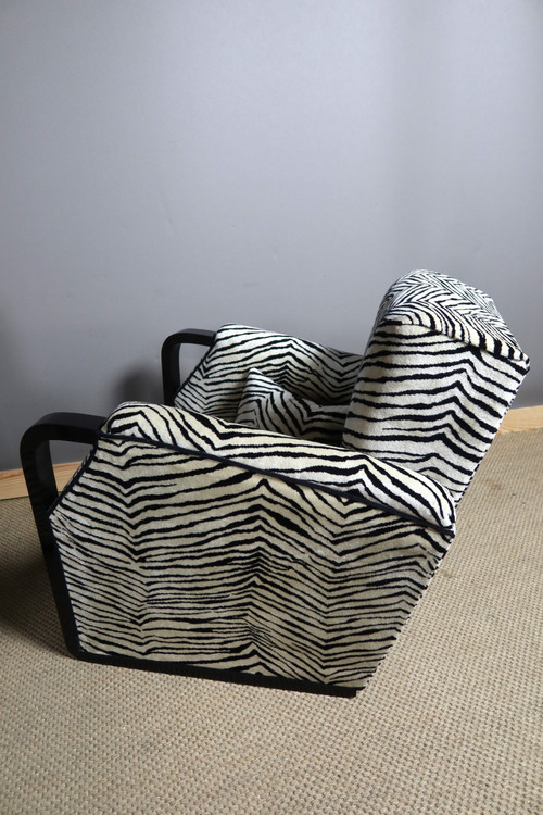 Pair of art deco armchairs