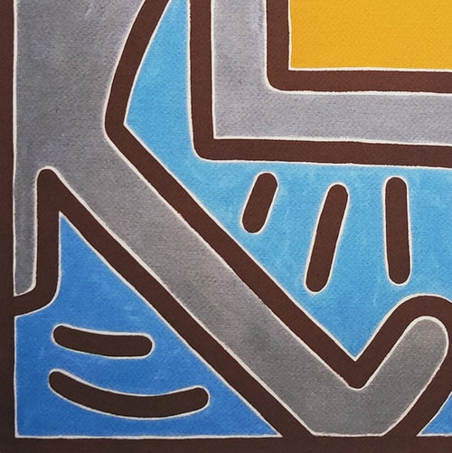 1990 Superbe lithographie Keith Haring à édition limitée