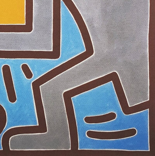 1990 Superbe lithographie Keith Haring à édition limitée