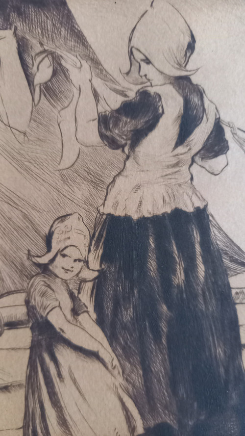 Engravings by Louis Szanto 19th century