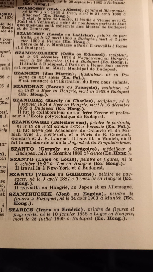 Engravings by Louis Szanto 19th century