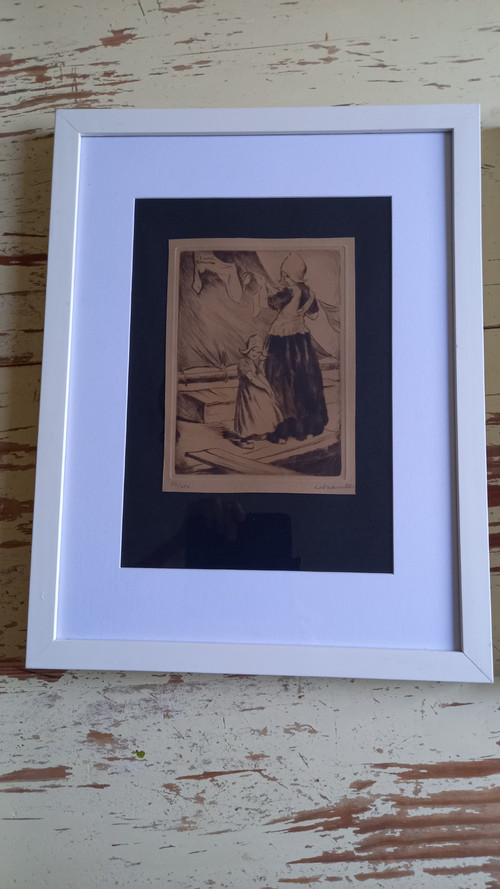 Engravings by Louis Szanto 19th century