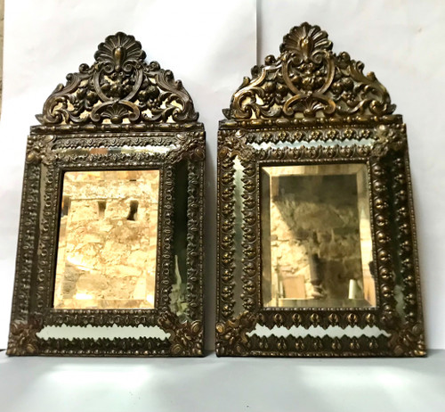 Pair of Louis XIV-style mirrors
