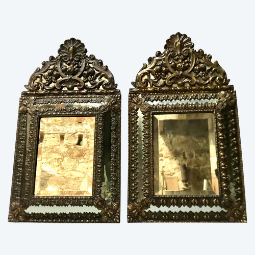 Pair of Louis XIV-style mirrors