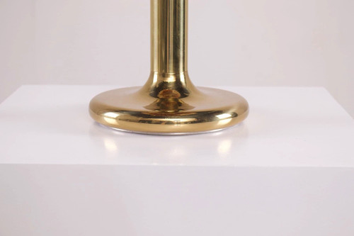 Tulip lamp in brass and mother-of-pearl by Rausch