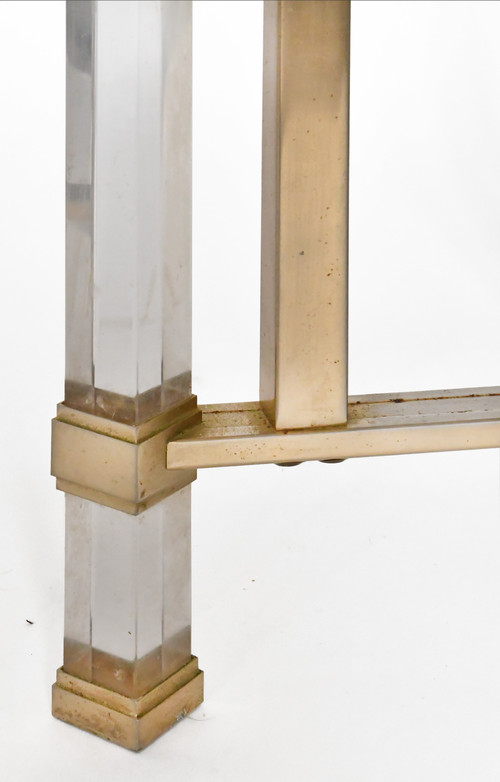 1970s Hollywood Regency table in the style of Charles Hollis Jones