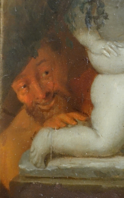 Mattheus Terwesten (attributed to): 18th century Dutch school, HSP - Allegory of abundance