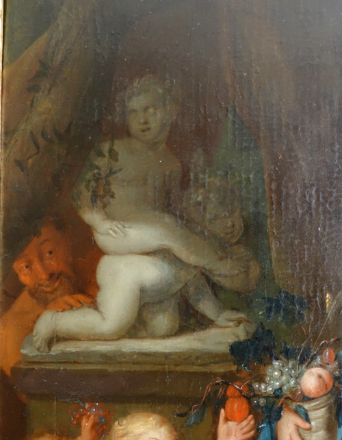 Mattheus Terwesten (attributed to): 18th century Dutch school, HSP - Allegory of abundance