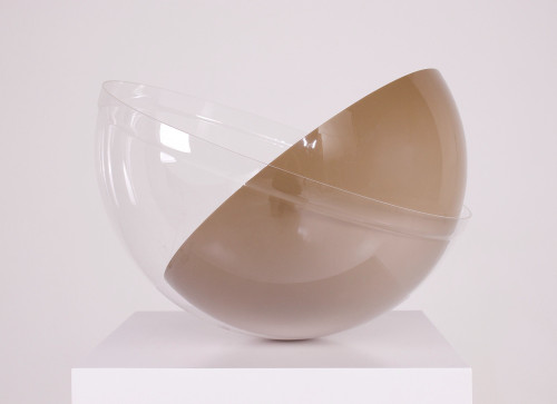 Lampe champignon base marbre par Frank Bentler.