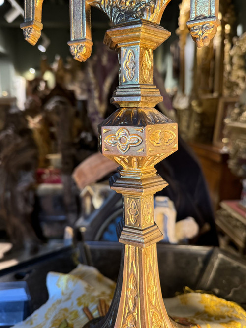 Neo-Gothic Reliquary Monstrance - 19th century