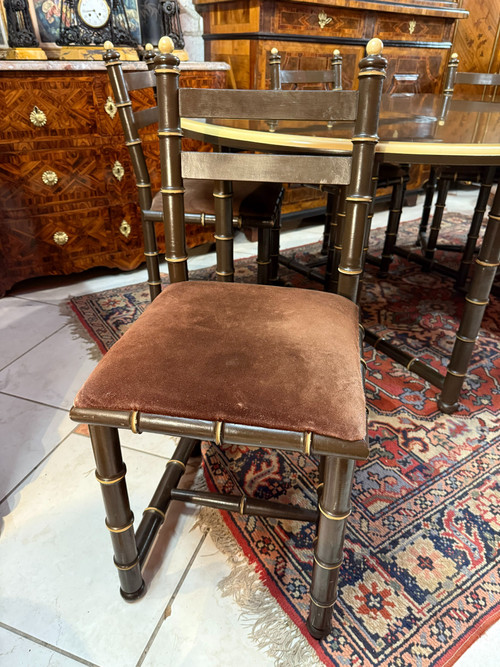 1970S VINTAGE DINING ROOM SET (TABLE AND CHAIRS)