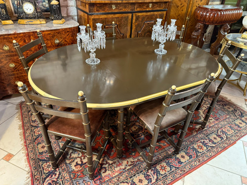 1970S VINTAGE DINING ROOM SET (TABLE AND CHAIRS)