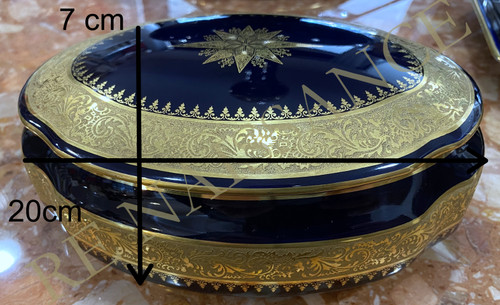 Limoges porcelain bonbonniere or box.