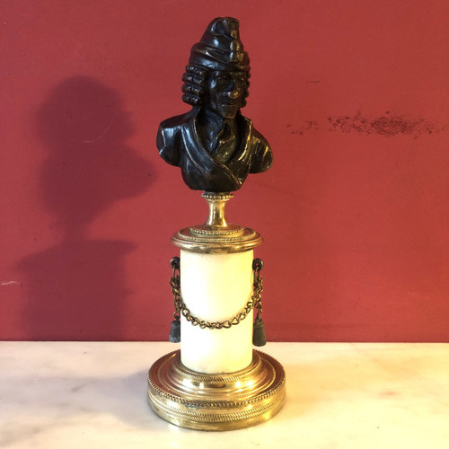 Voltaire e Rousseau, fine XVIII o inizio XIX secolo
