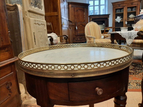 Table Bouillotte Style Louis XVI  en Acajou - XXème siècle