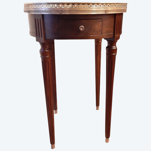 Table Bouillotte Style Louis XVI  en Acajou - XXème siècle