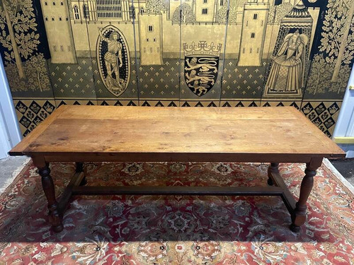 Table de ferme style Louis XIII en chêne