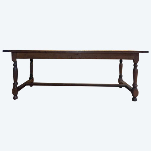 Table de ferme style Louis XIII en chêne