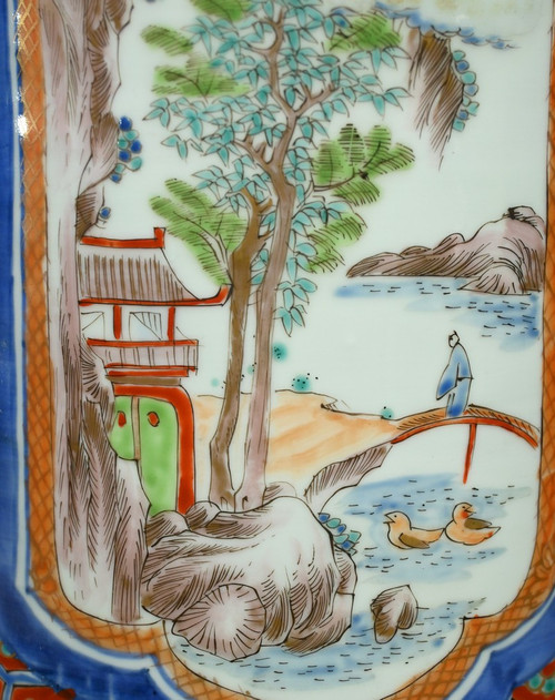 Vaso in porcellana giapponese, periodo Meiji - Fine XIX secolo