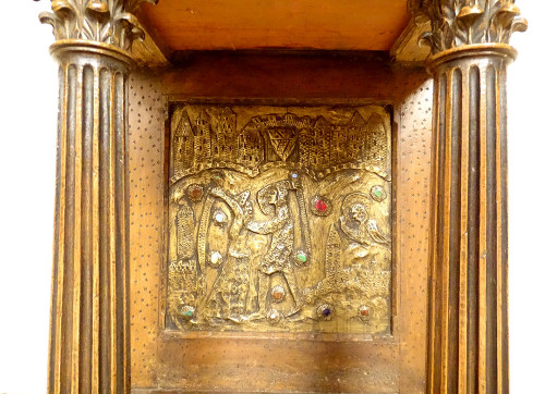 Tabernacle Cuivre Repoussé Saint Germain Orthodoxe Byzantin Croisade XIXème