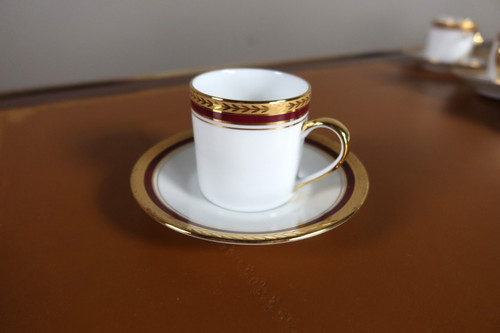Tasses à café en porcelaine de Limoges