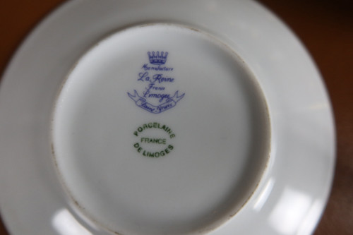 Tasses à café en porcelaine de Limoges