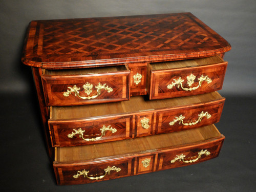 Kommode aus der Regency-Zeit aus violettem Holz 