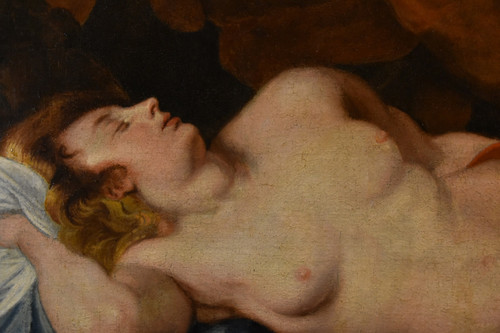 Giove e Antiope, Anthoon van Dyck (Anversa 1599 - Londra 1641) seguace