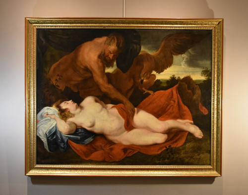 Giove e Antiope, Anthoon van Dyck (Anversa 1599 - Londra 1641) seguace
