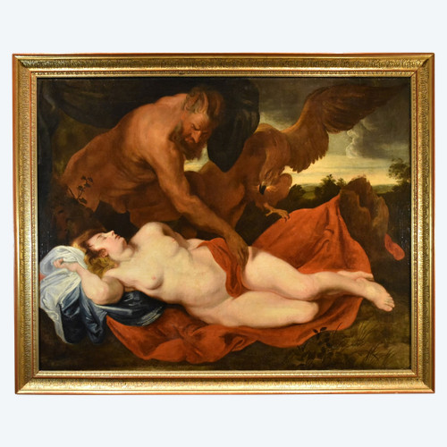 Giove e Antiope, Anthoon van Dyck (Anversa 1599 - Londra 1641) seguace