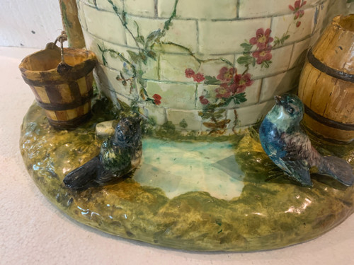 MASSIER DELPHIN Pozzo in ceramica di Vallauris XX secolo