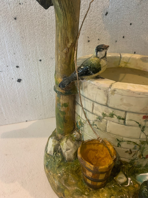 MASSIER DELPHIN Pozzo in ceramica di Vallauris XX secolo