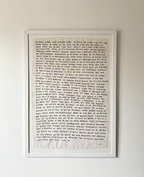 @COLINEISCOOL - Pensée immédiate - Encre sur papier - 2024